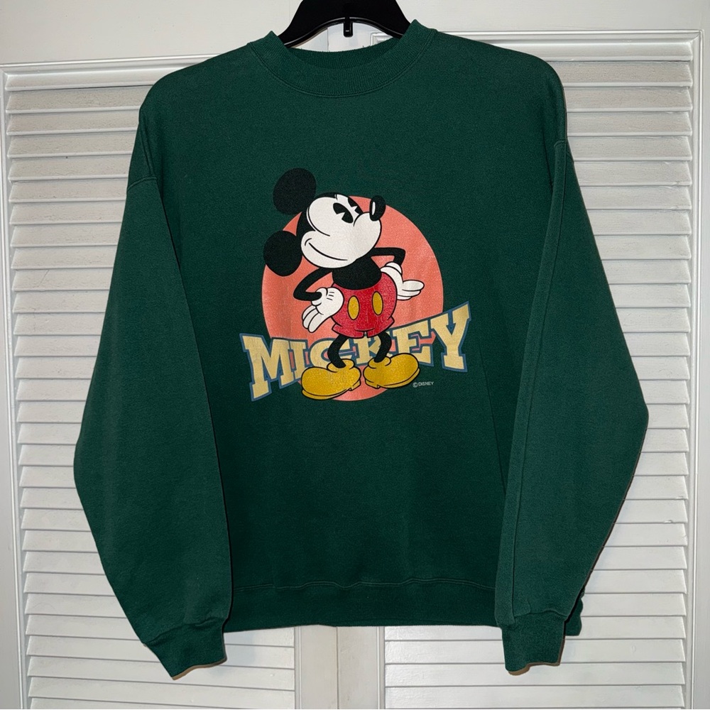 Vintage 90’s Hanes Heavyweight Mickey Mouse Crewneck